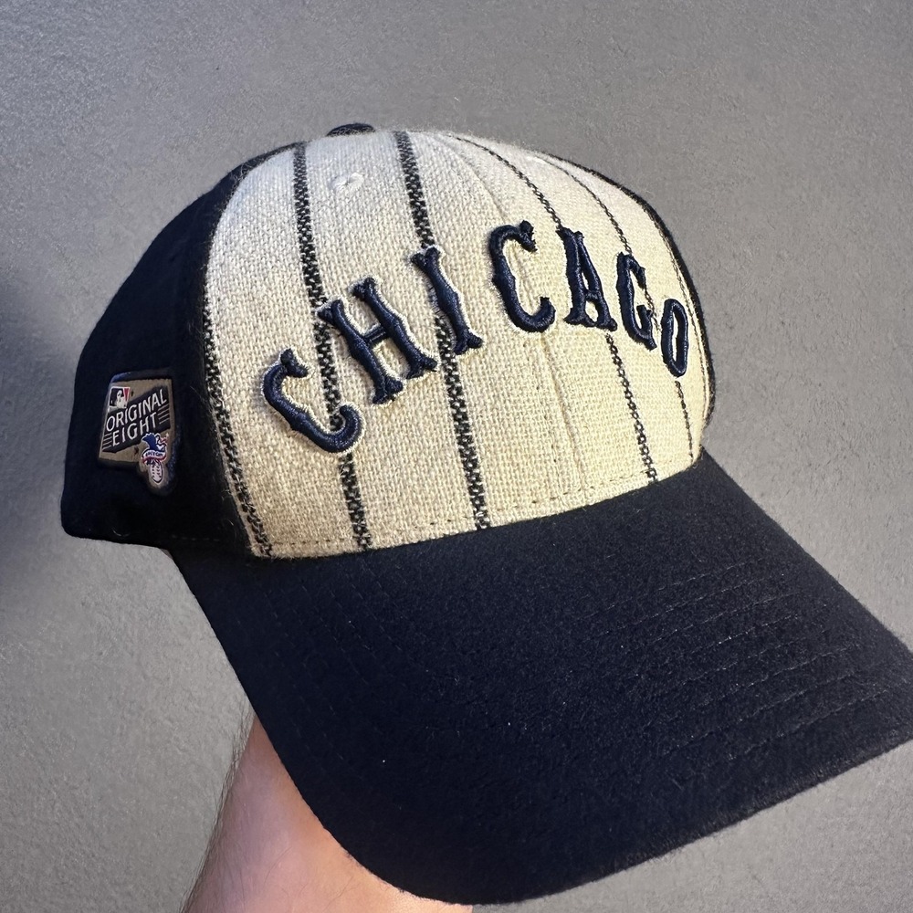 Chicago White Sox Hat Cap Strap Back One Size Blue MLB Mens American Needle